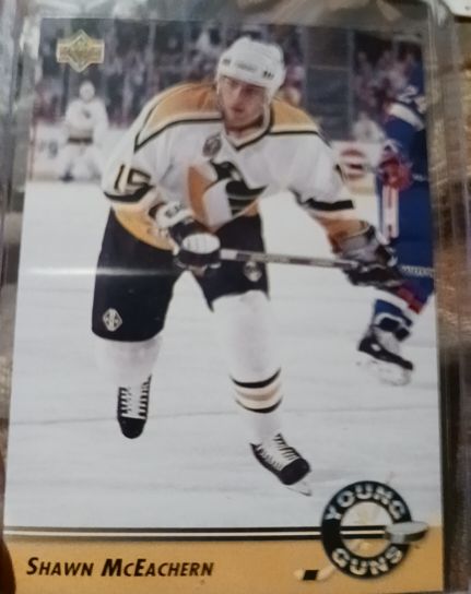 1992-93 Upper Deck Young Guns #565 Shawn McEachern — front