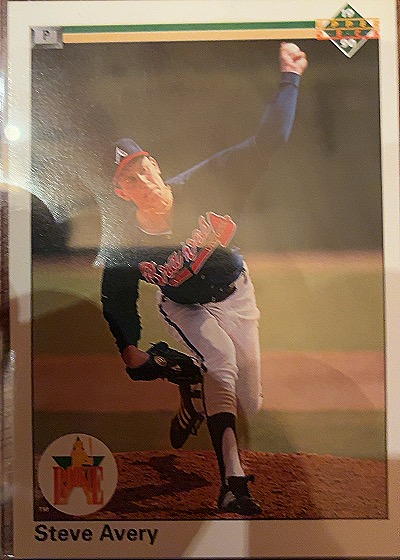 1990 Upper Deck #65 Steve Avery — front