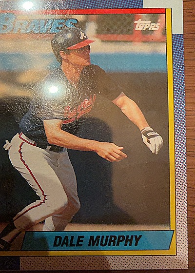 1990 Topps #750 Dale Murphy — front