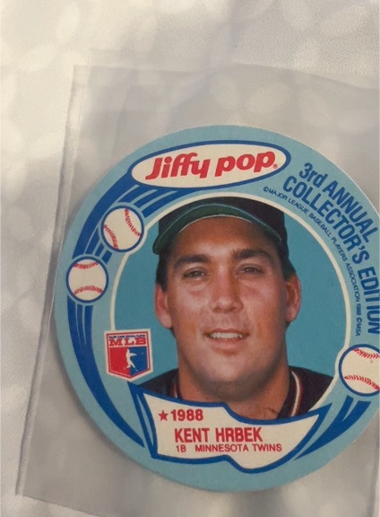 1988 Jiffy Pop 3rd Annual Collector's Edition #10 Kent Hrbek — front