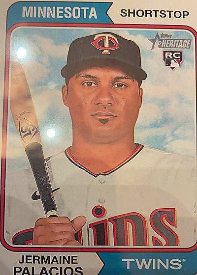 2023 Topps Heritage #390 Jermaine Palacios — front
