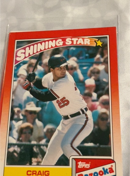 1990 Topps Bazooka Shining Star #15 Craig Worthington — front