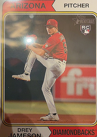 2023 Topps Heritage #257 Drey Jameson — front