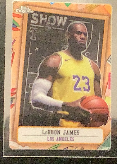 2024-25 Topps Chrome #ST-6 LeBron James Show and Tell — front