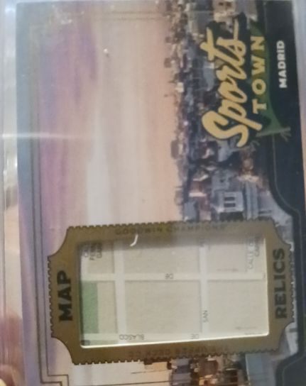 2023 Upper Deck Goodwin Champions Sports Town Map Relics Madrid #STMR-17 — front