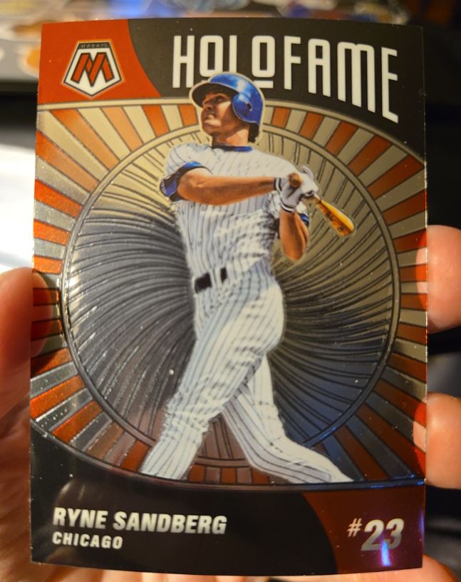 2022 Panini Mosaic Holofame #HF-2 Ryne Sandberg — front