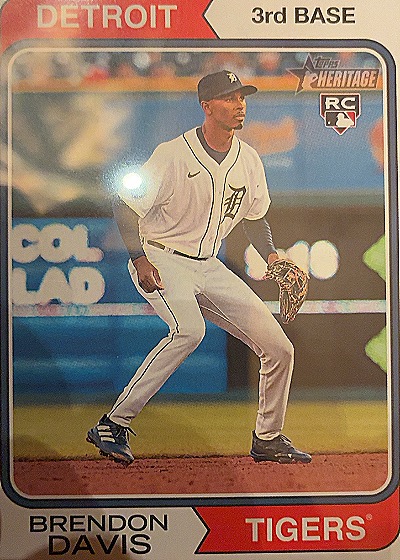 2023 Topps Heritage #67 Brendon Davis — front