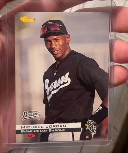 1994 Classic #1 Michael Jordan Birmingham Barons — front