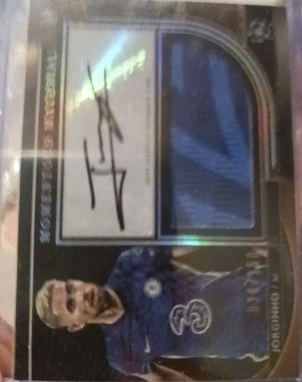 2021-22 Topps Museum Collection Momentous Material Jorginho — front