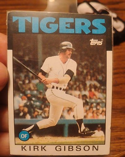 1986 Topps #295 Kirk Gibson — front