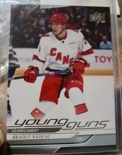 2024-25 Upper Deck #208 Bradly Nadeau Young Guns — front
