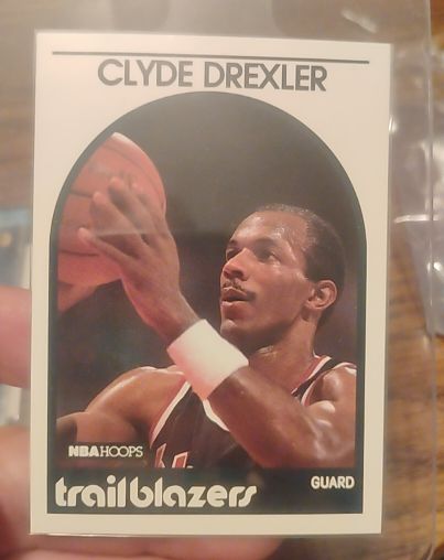 1989-90 Hoops #190 Clyde Drexler — front