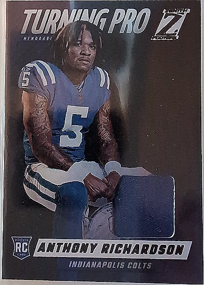 2023 Panini Zenith Turning Pro Memorabilia #Turning Pro Memorabilia Anthony Richardson — front
