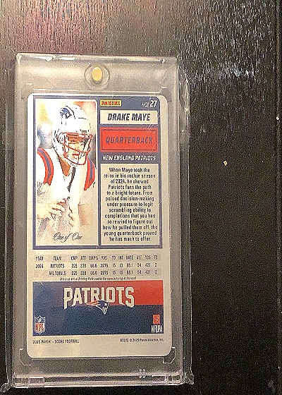 2023 Panini #27 Drake Maye — back