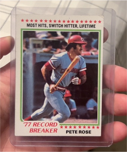 1978 Topps #5 Pete Rose Record Breaker — front
