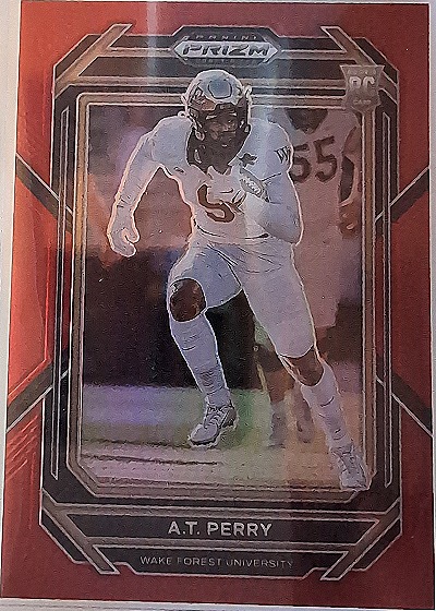 2023 Panini Prizm Draft Picks #140 A.T. Perry — front