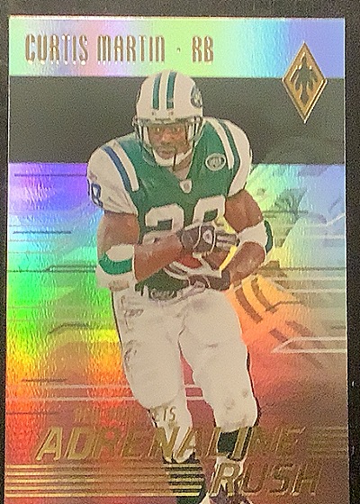 2016 Panini Phoenix Adrenaline Rush #AR-CM Curtis Martin — front
