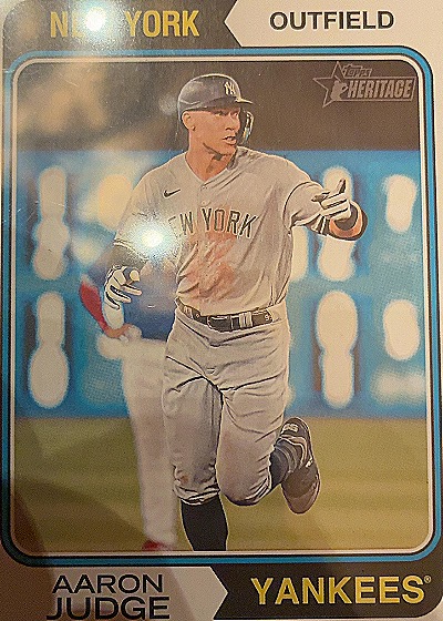 2023 Topps Heritage #152 Aaron Judge — front