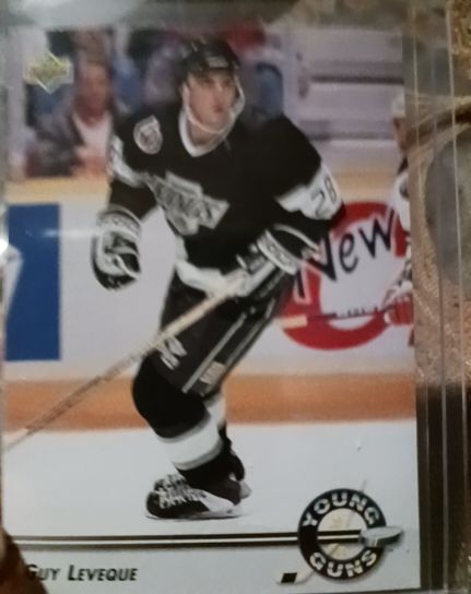 1992-93 Upper Deck Young Guns #576 Guy Leveque — front