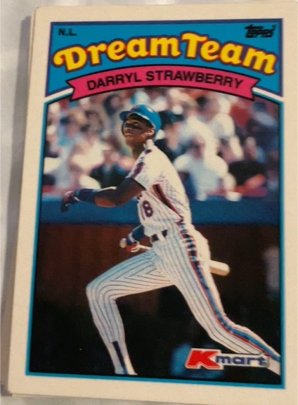 1989 Topps Kmart Dream Team #28 Darryl Strawberry — front