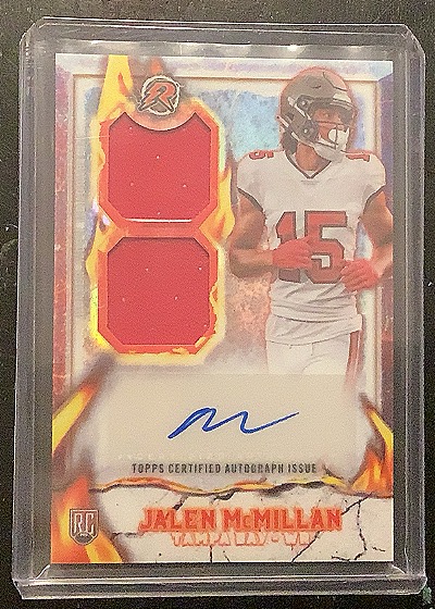 2024 Topps Resurgence Ignite Rookie Patch Autographs #IPA-JM Jalen McMillan — front