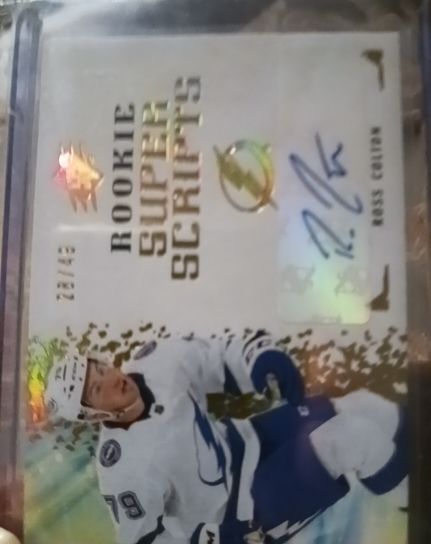 2021-22 Upper Deck SPx Rookie Super Scripts #SS-RO Ross Colton — front
