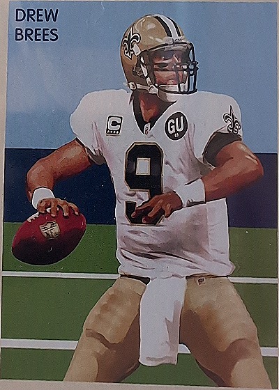 2023 Donruss #9 Drew Brees — front