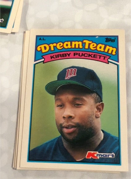 1989 Topps Kmart Dream Team #16 Kirby Puckett — front
