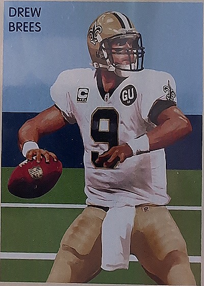 2009 Topps #9 Drew Brees — front