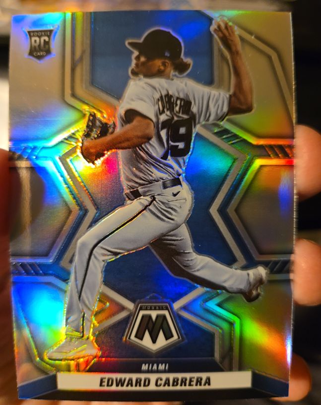 2022 Panini Mosaic #229 Edward Cabrera — front