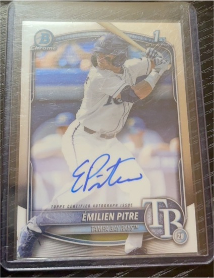 2025 Bowman Chrome #CPA-EPI Émilien Pitre — front