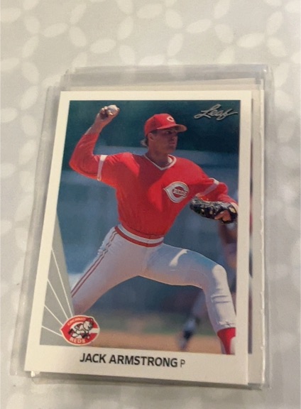 1990 Leaf #374 Jack Armstrong — front