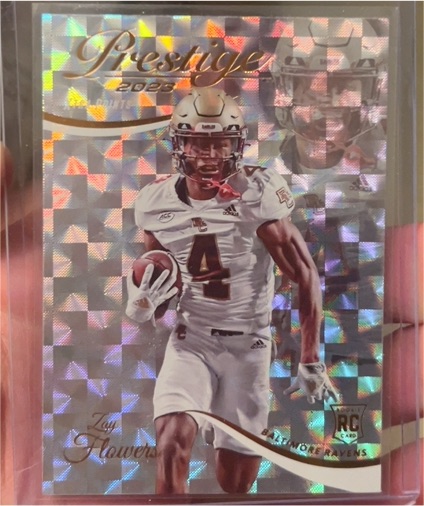 2023 Panini Prestige #390 Zay Flowers — front