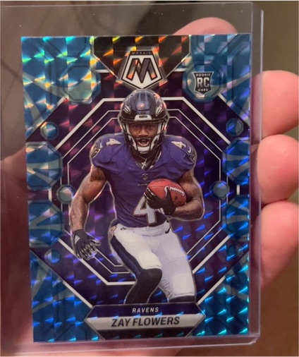 2023 Panini Mosaic #380 Zay Flowers — front