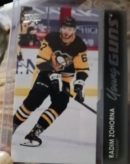 2021-22 Upper Deck #216 Radim Zohorna Young Guns Rookie Card — front