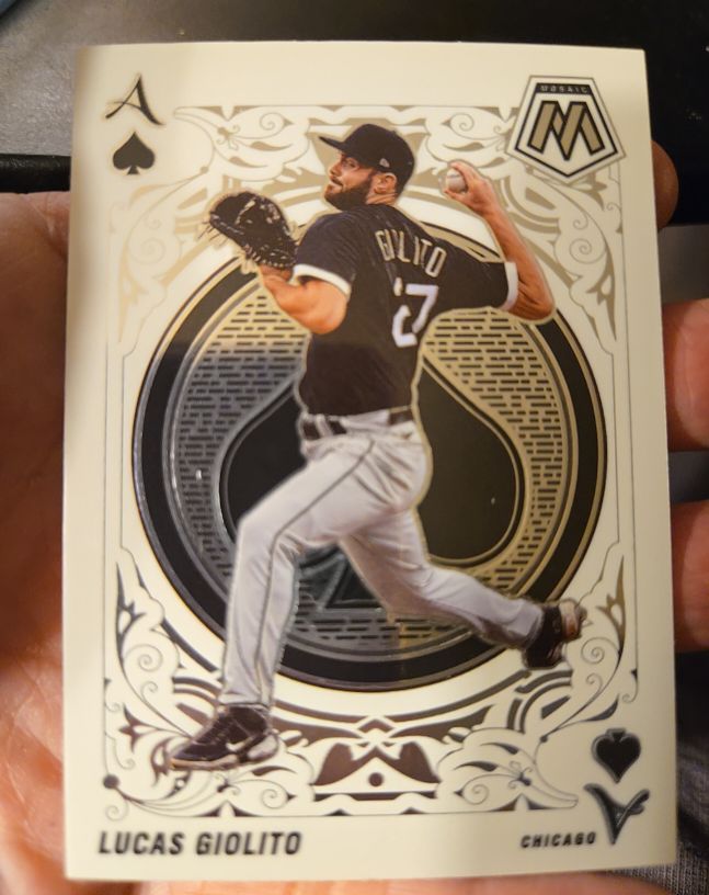 2022 Panini Mosaic Aces #A-5 Lucas Giolito — front