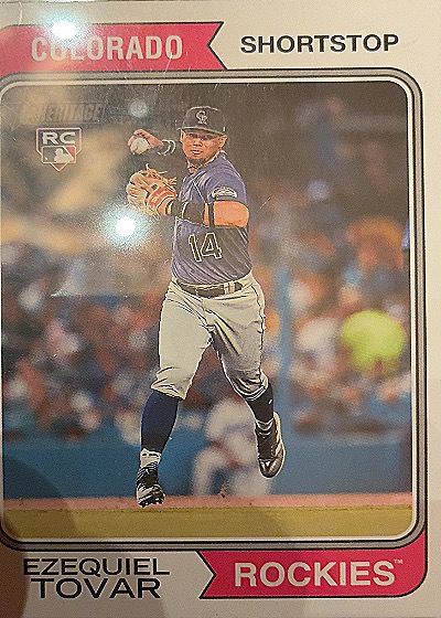 2023 Topps Heritage #317 Ezequiel Tovar — front