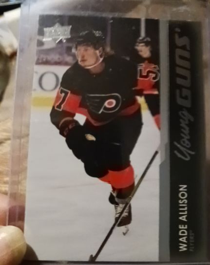 2021-22 Upper Deck Series 1 #209 Wade Allison Young Guns — front