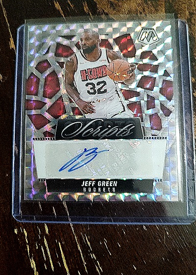 2024-25 Panini Mosaic Scripts #MS-GRE Jeff Green — front