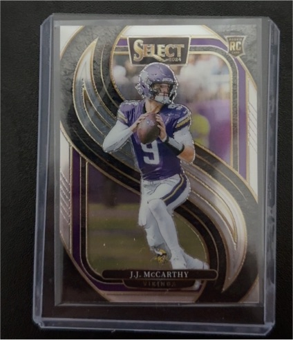 2024 Panini Select #134 J.J. McCarthy Premier Level Rookie — front