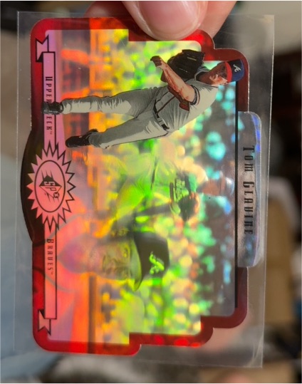 1996 Upper Deck SPx #1 Tom Glavine — front