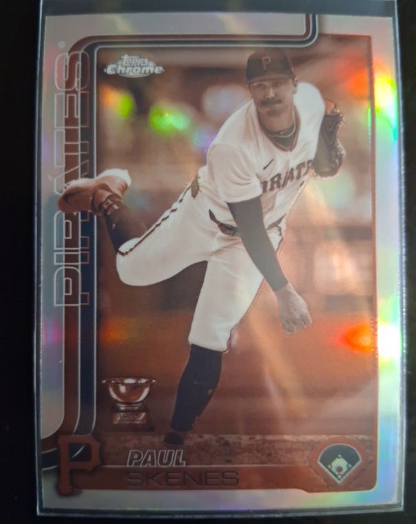 2025 Topps Chrome #300 Paul Skenes Sepia Refractor — front