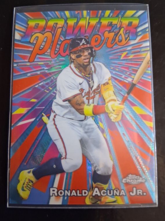 2025 Topps Chrome #PP-7 Ronald Acuna Jr. Power Players — front