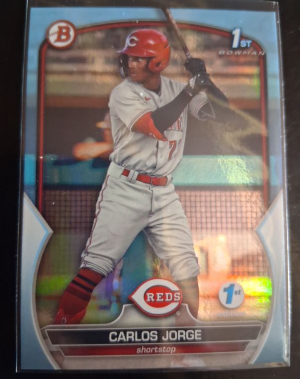 2023 Bowman Prospects #BP-120 Carlos Jorge — front