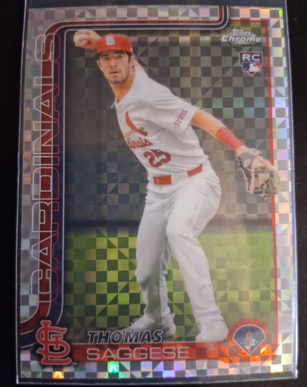 2025 Topps Chrome #87 Thomas Saggese — front