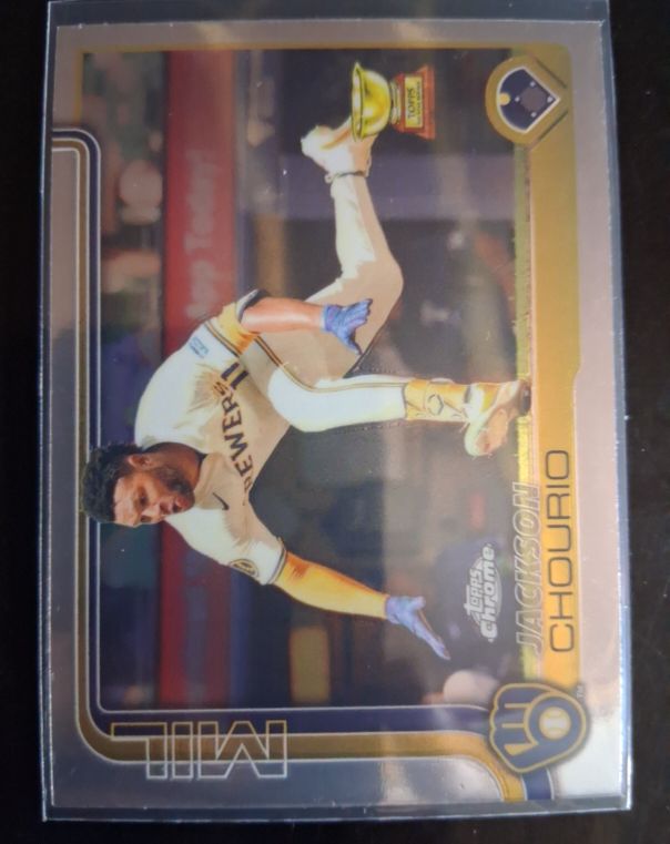 2025 Topps Chrome #262 Jackson Chourio — front