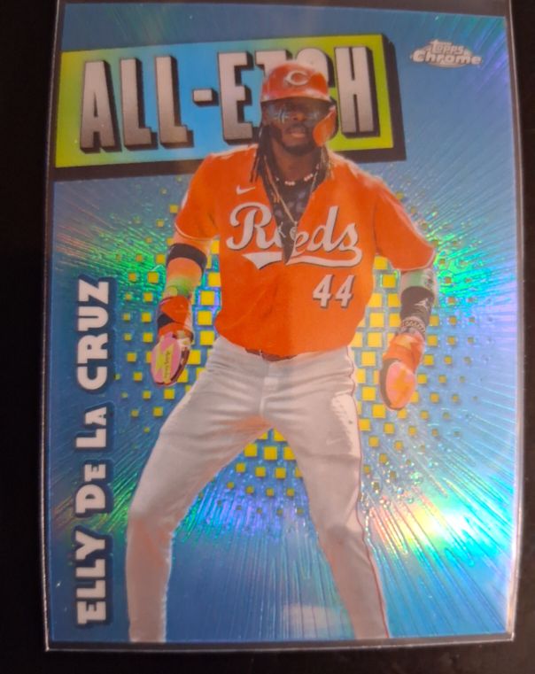 2025 Topps Chrome All-Etch #CAE-4 Elly De La Cruz — front