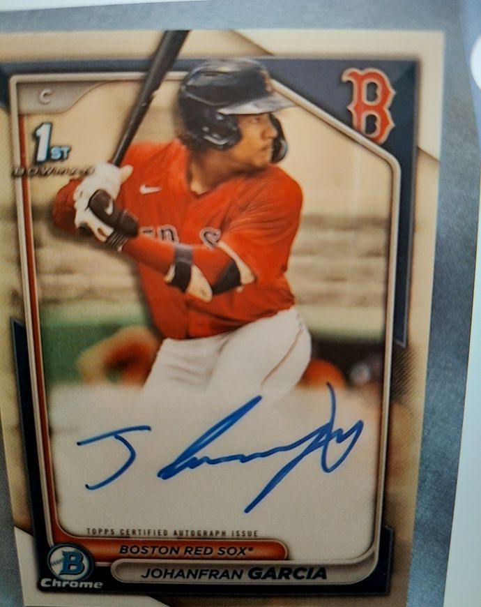 2024 Bowman Chrome Prospect Autographs #CPA-JG Johanfran Garcia — front