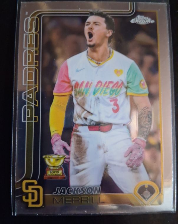 2025 Topps Chrome #125 Jackson Merrill — front