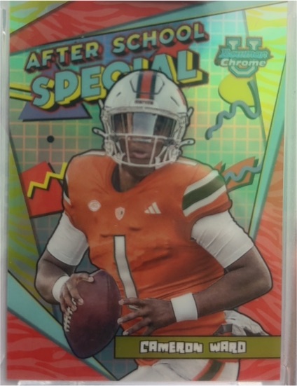 2024 Bowman Chrome University After School Special #AS17 Cameron Ward — front